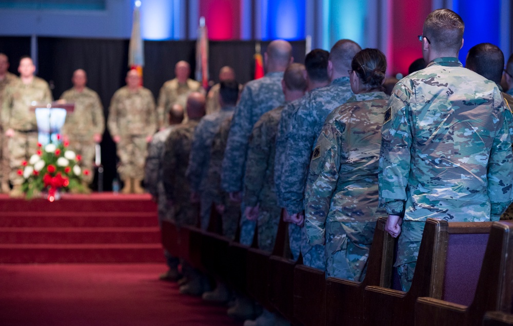 Saying Farewell: Oklahoma Guardsmen deploy to Ukraine
