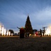 Hurlburt Field lights base Christmas tree