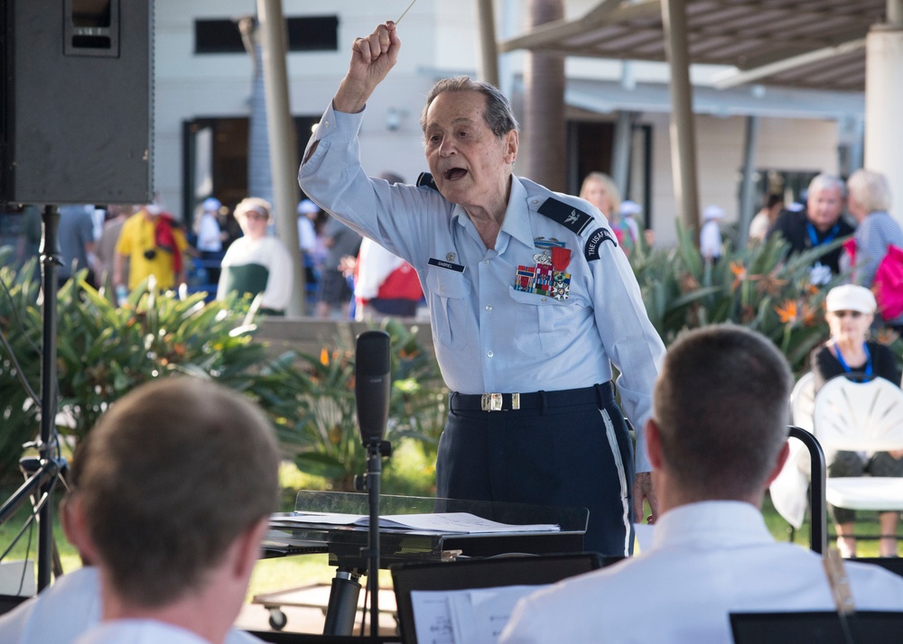 Pearl Harbor Survivor Appointed Honorary Bandmaster During 75th Commemoration Event
