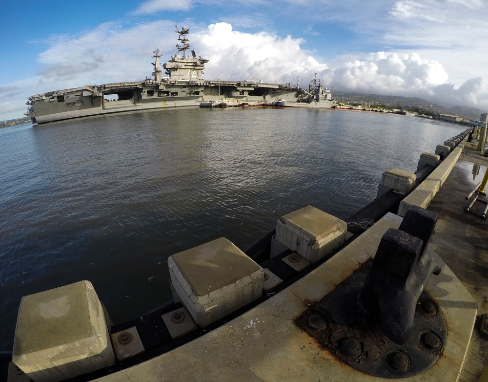 USS John C. Stennis Arrives at Pearl Harbor