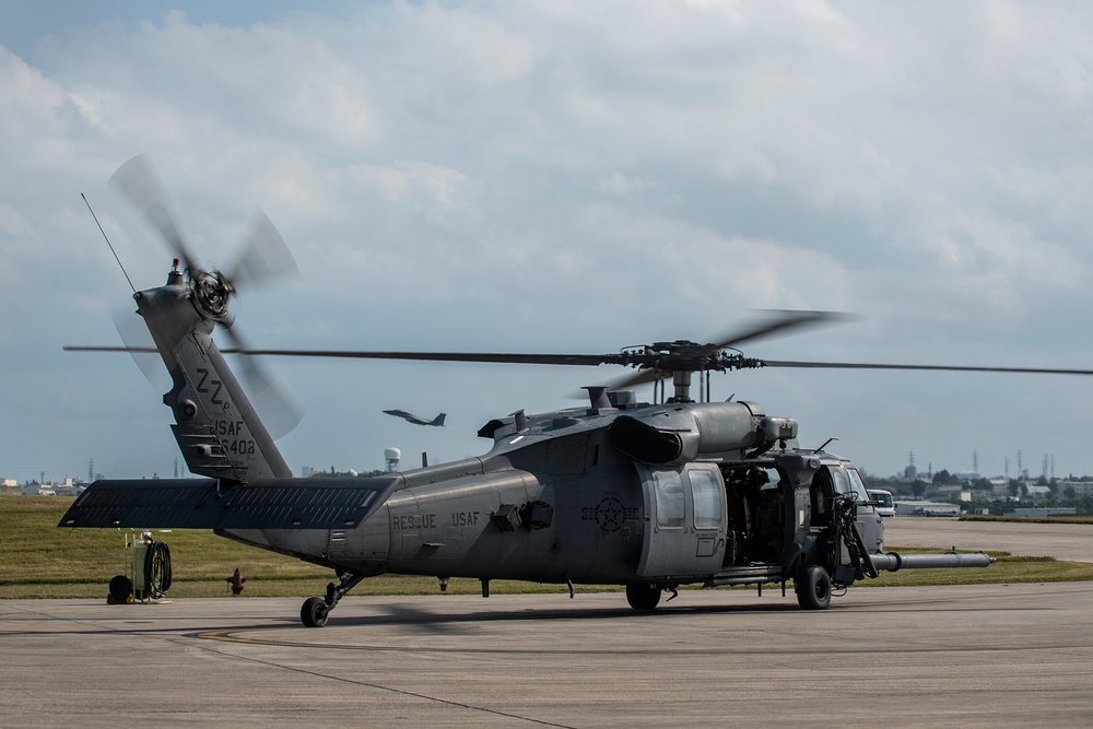 33rd Rescue Squadron takes to the sky