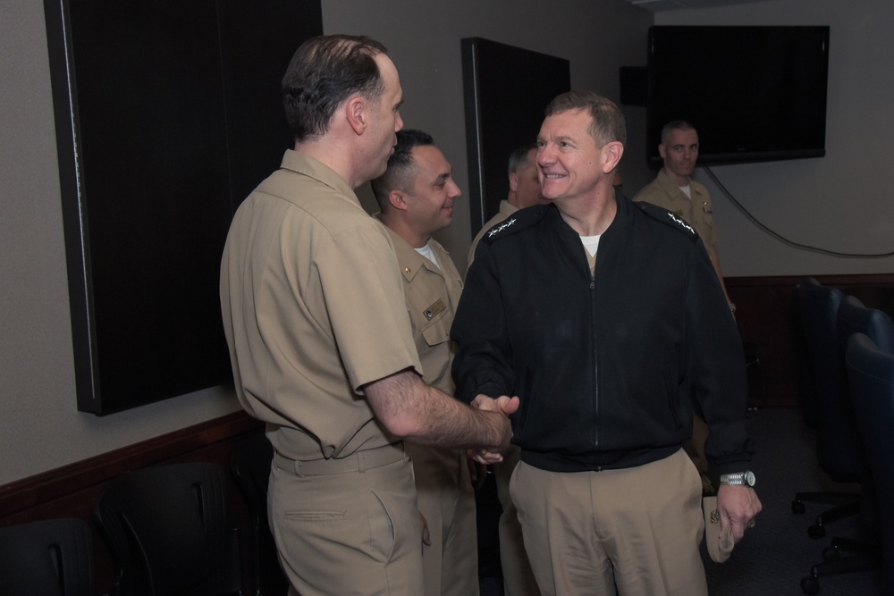 Chief of Navy Reserve Visits NAS Fort Worth JRB