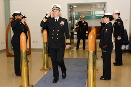 Capt. LeClair  Assumes Command During Navy Reserve Commander, U.S. 7th Fleet Change of Command Ceremony.