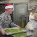 Services Flight prepares special holiday meal for Airmen