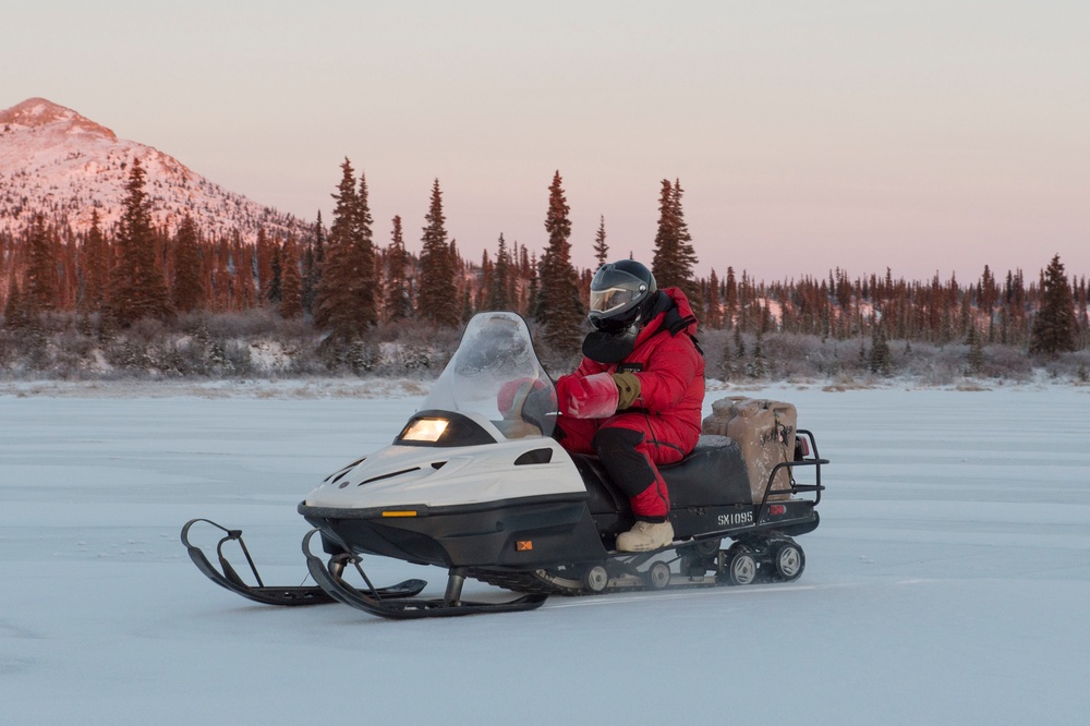 Toys for Tots Marines travel across the Northwest Arctic Borough to deliver holdiay gifts