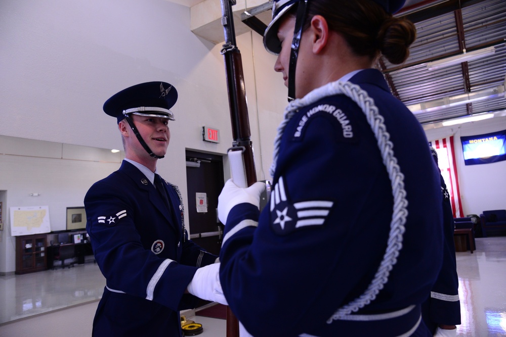 Airman upholds honor guard tradition