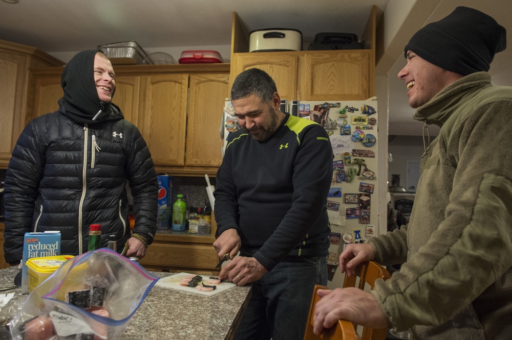 Toys for Tots Marines travel across the Northwest Arctic Borough to deliver holdiay gifts