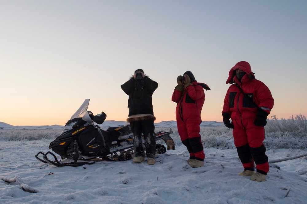 Toys for Tots Marines travel across the Northwest Arctic Borough to deliver holdiay gifts