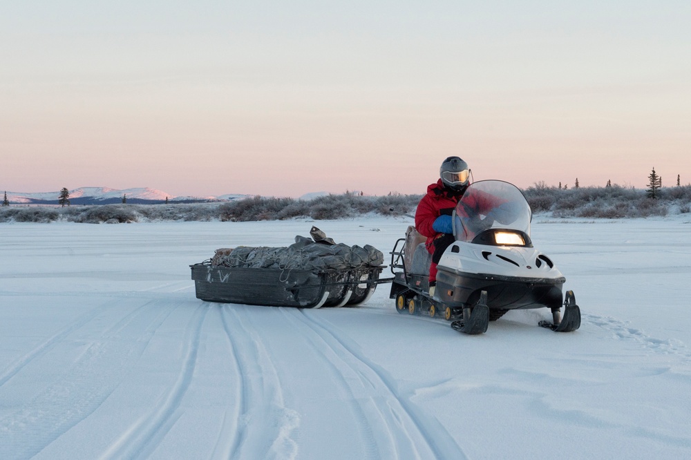 Toys for Tots Marines travel across the Northwest Arctic Borough to deliver holdiay gifts