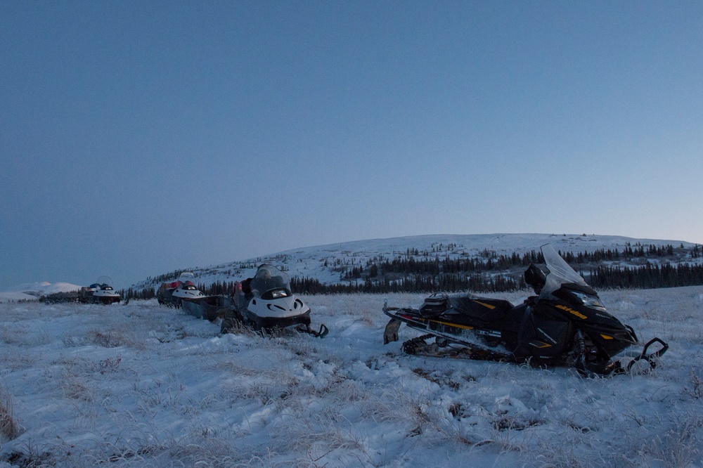 Toys for Tots Marines travel across the Northwest Arctic Borough to deliver holdiay gifts