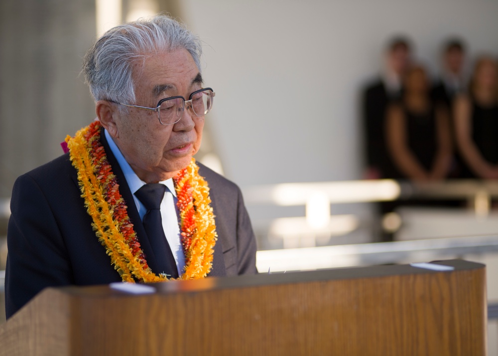 Blackened Canteen Ceremony at the USS Arizona Memorial