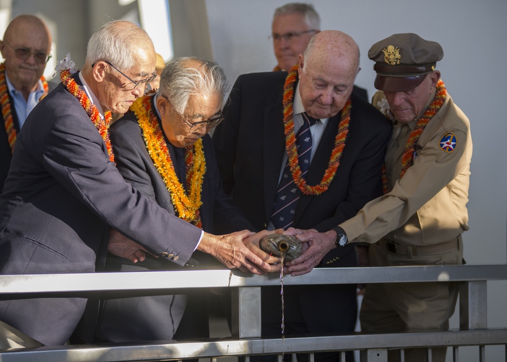 Blackened Canteen Ceremony at the USS Arizona Memorial