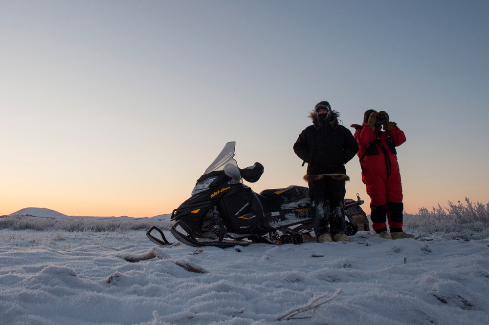 Toys for Tots Marines travel across the Northwest Arctic Borough to deliver holdiay gifts