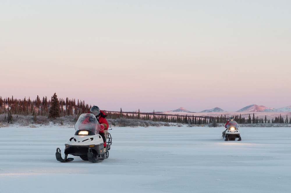 Toys for Tots Marines travel across the Northwest Arctic Borough to deliver holdiay gifts