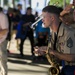 U.S. Marine Corps Forces, Pacific Band plays at the USS Arizona Memorial Visitor Center