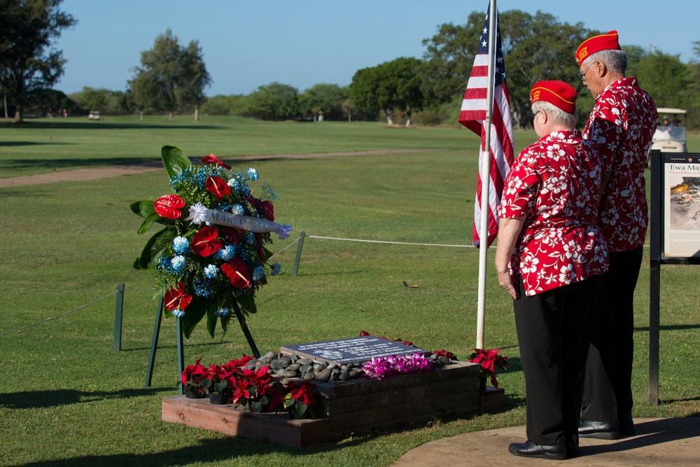 U.S. Marines commemorate, honor four Marines killed during Pearl Harbor attack