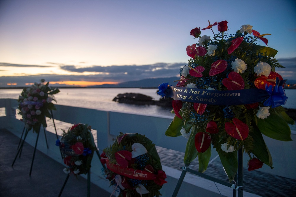 Utah Memorial Sunset Service on Ford Island