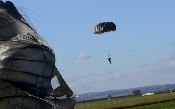 5th QM Theater Aerial Delivery Company Toy Drop Jump