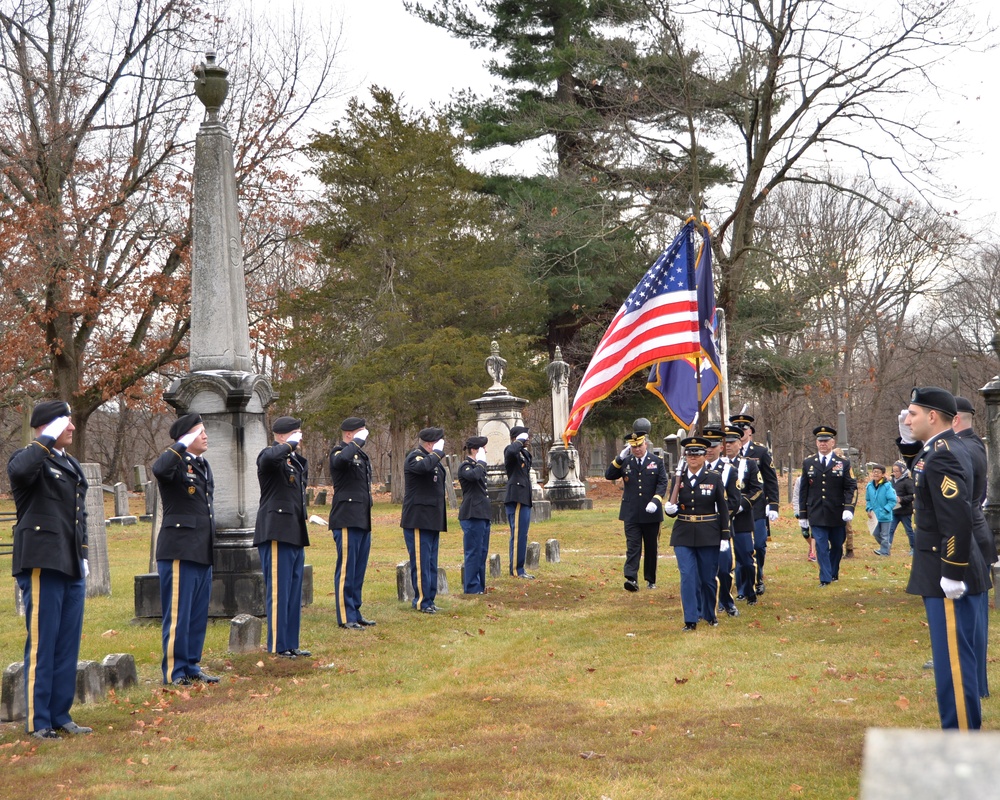 New York National Guard honors President Martin Van Buren