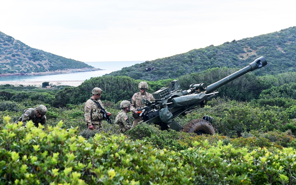 Sky Soldiers’ gun line makes it rain steel