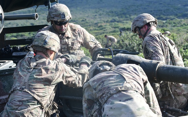 Sky Soldiers’ gun line makes it rain steel