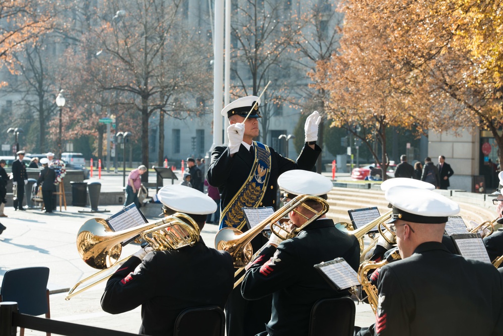 Pearl Harbor 75th Anniversary Commemoration at U.S. Navy Memorial