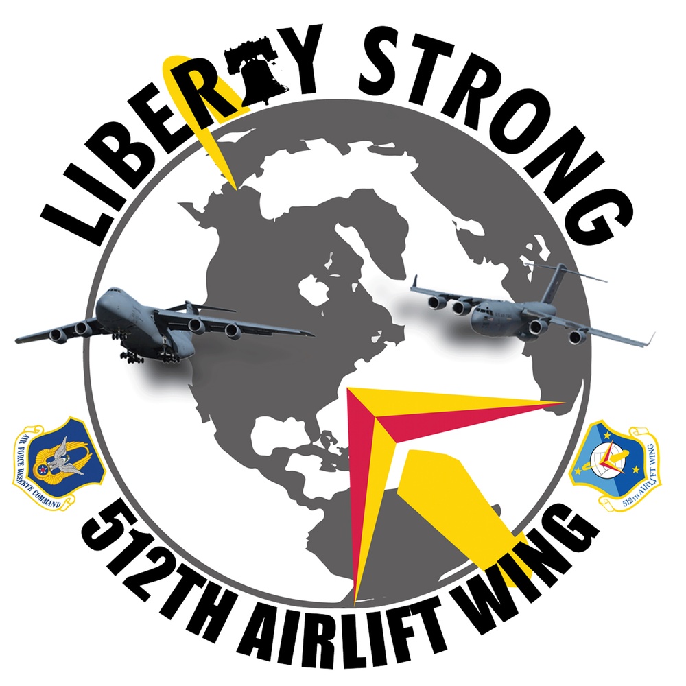 512th Airlift Wing Morale Logo