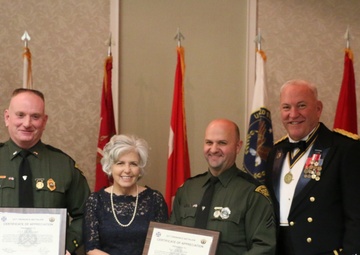 811th Ordnance Company Army Reserve Soldiers recognized for flood rescue assistance