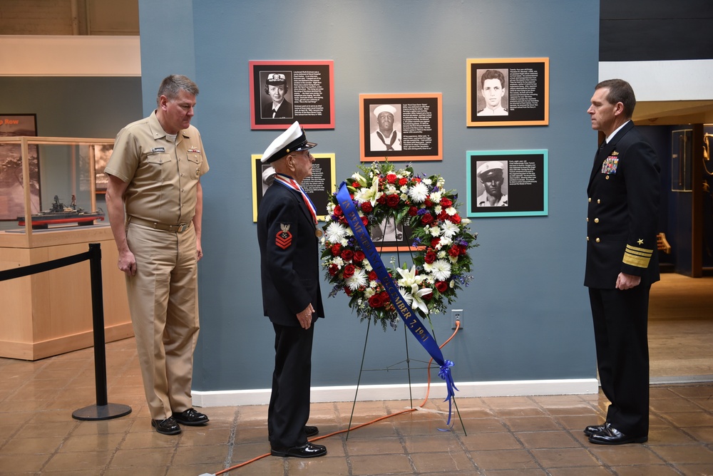 Pearl Harbor Survivor Joins the National Museum of the U.S. Navy to Commemorate 75 Anniversary of Pearl Harbor Attack