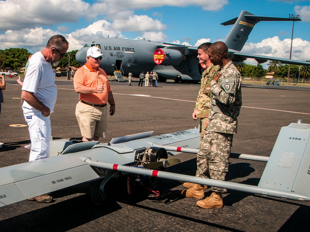 Joint aircraft static display showcases airpower for 75th Commemoration