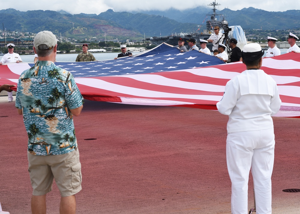 Mass Band Performs at Battleship Missouri Memorial