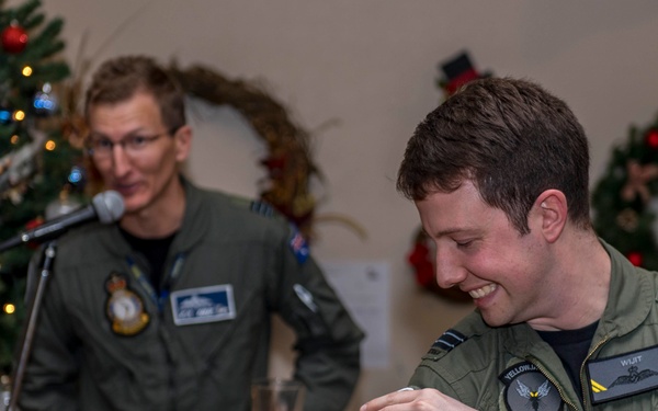 Members of the Royal Australian Air Force graduate from the EA-18G Growler pilot and electronic warfare officer pilot exchange program.