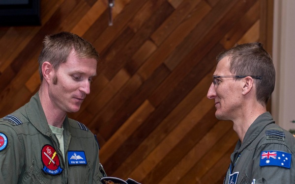 Members of the Royal Australian Air Force graduate from the EA-18G Growler pilot and electronic warfare officer pilot exchange program.