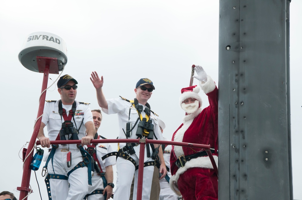 USS Oklahoma City (SSN 723) Returns to Guam Dec. 8, 2016