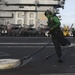 Sailors change arresting gear cable