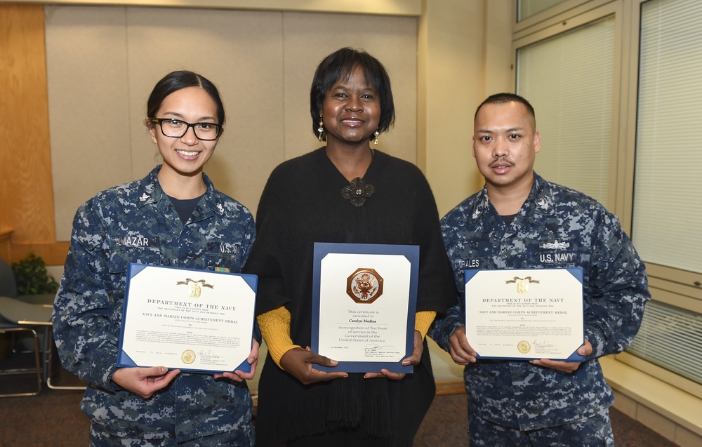 Navy Medicine East staff receive awards
