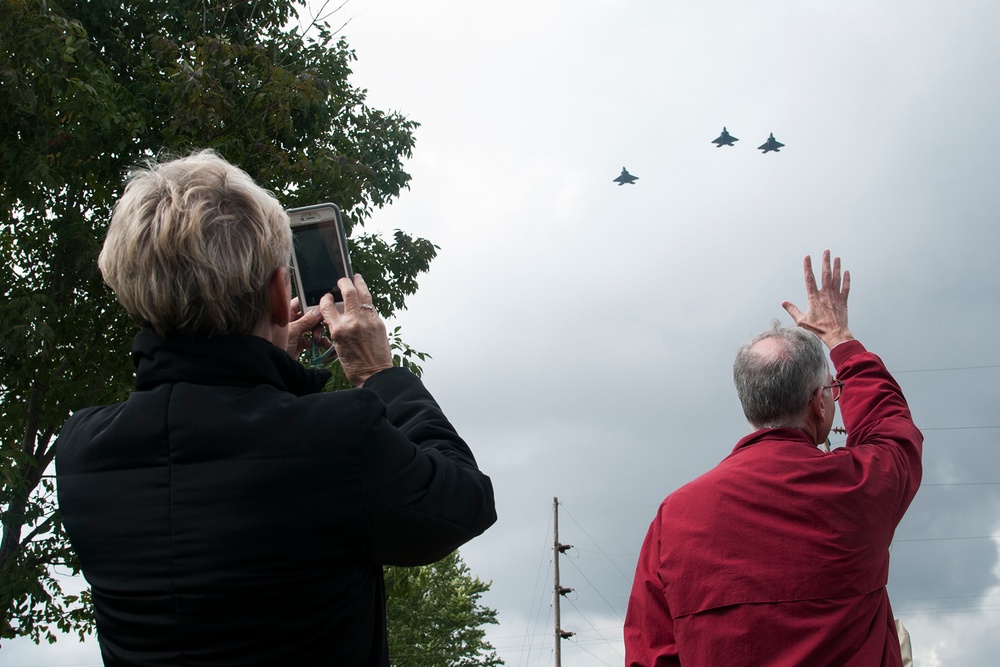 Raptor flyover