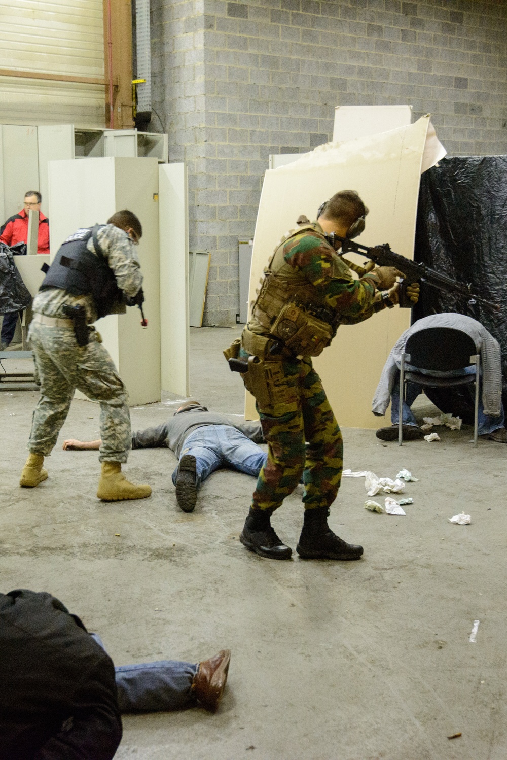 MPs join Belgian Active Shooter Training
