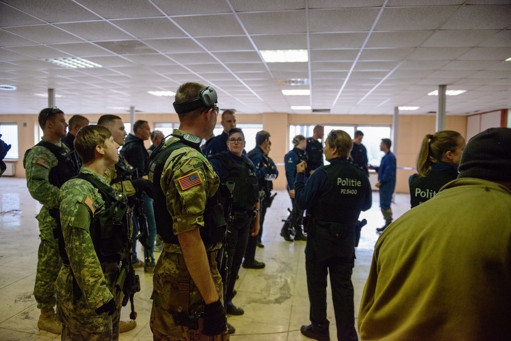 MPs join Belgian Active Shooter Training