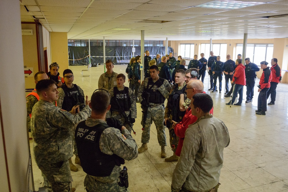 MPs join Belgian Active Shooter Training
