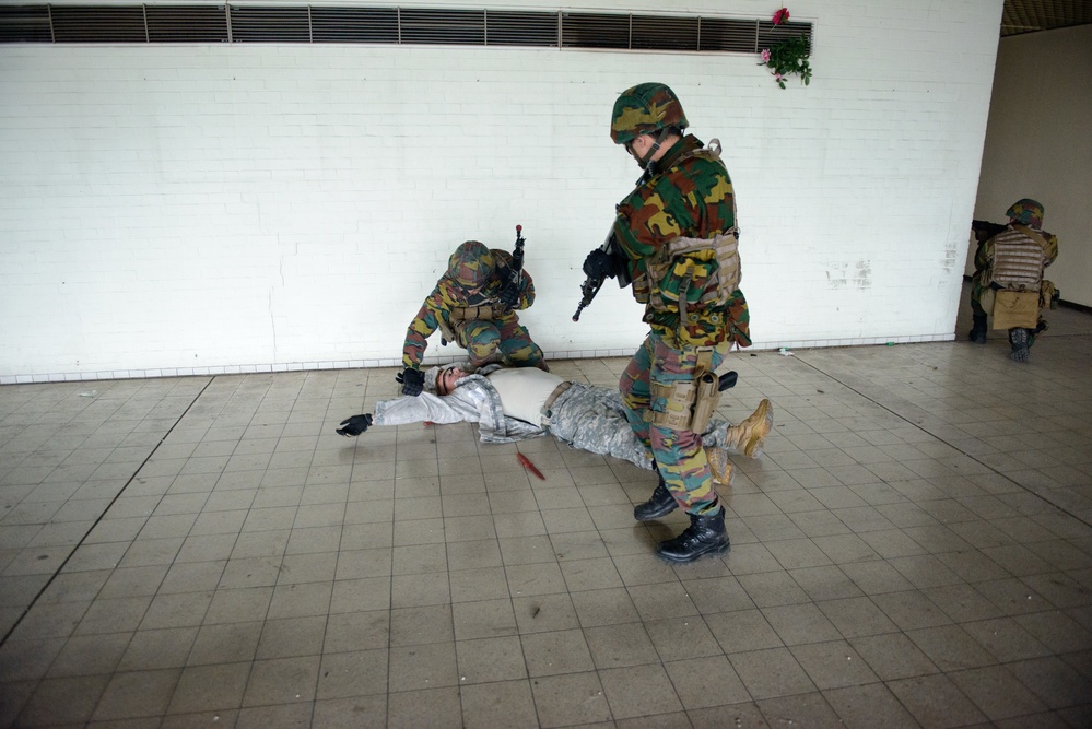 MPs join Belgian Active Shooter Training