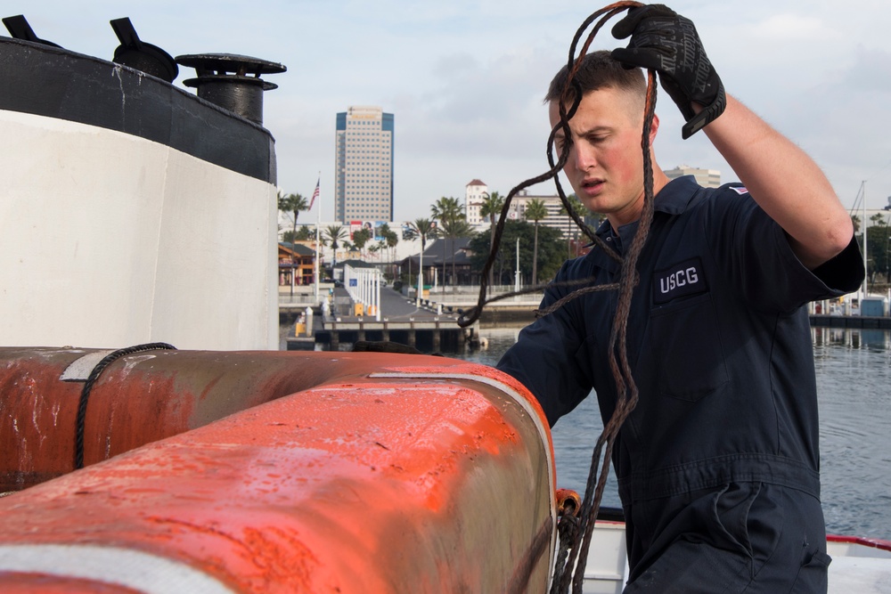 USCG conducts passenger vessel inspections in Long Beach harbor
