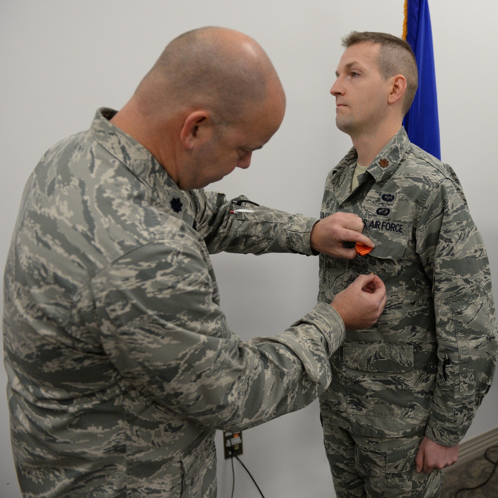 Dvids Images Maj Scott Treadwell Receives Air Force Combat Action