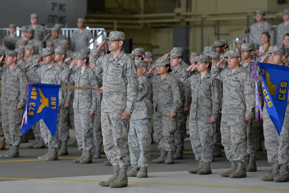 673rd ABW/JBER  Change of Command