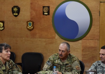 General Lengyel Jordan Troop Visit