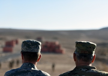 General Lengyel Jordan Troop Visit