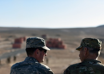 General Lengyel Jordan Troop Visit