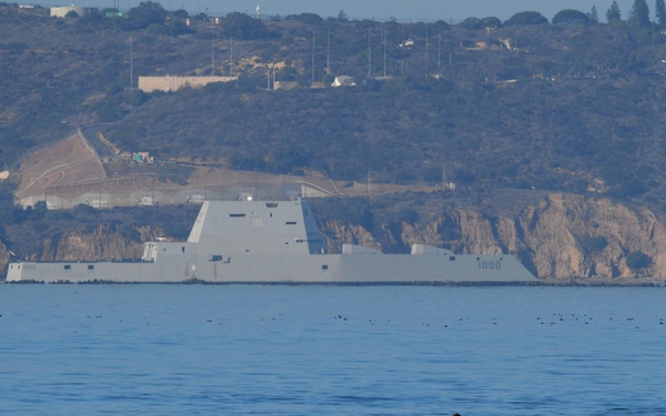 USS Zumwalt (DDG 1000) Homeport Arrival to San Diego