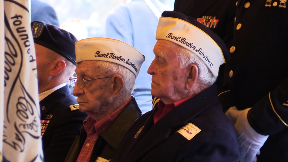 Survivors Attend Pearl Harbor 75th Anniversary Ceremony
