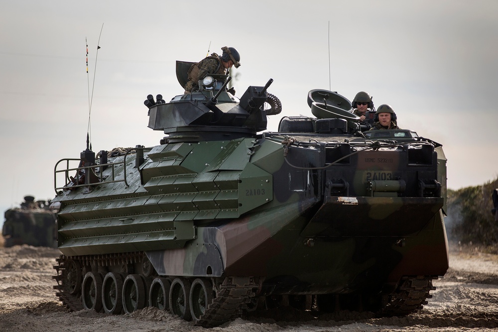 Marines take beach, ARGMEUEX